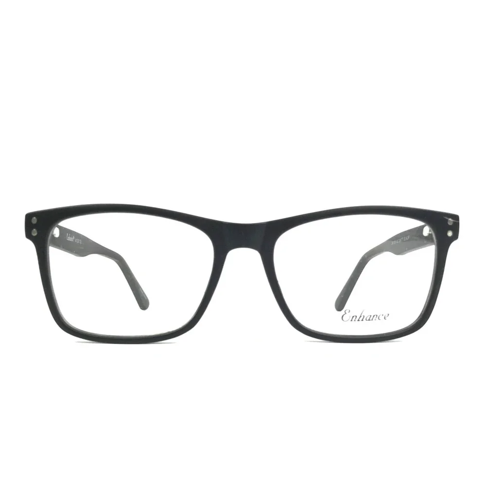 Enhance Eyeglasses Frames 4139 MATT BLACK Matte Black Square Full Rim 54-18-145